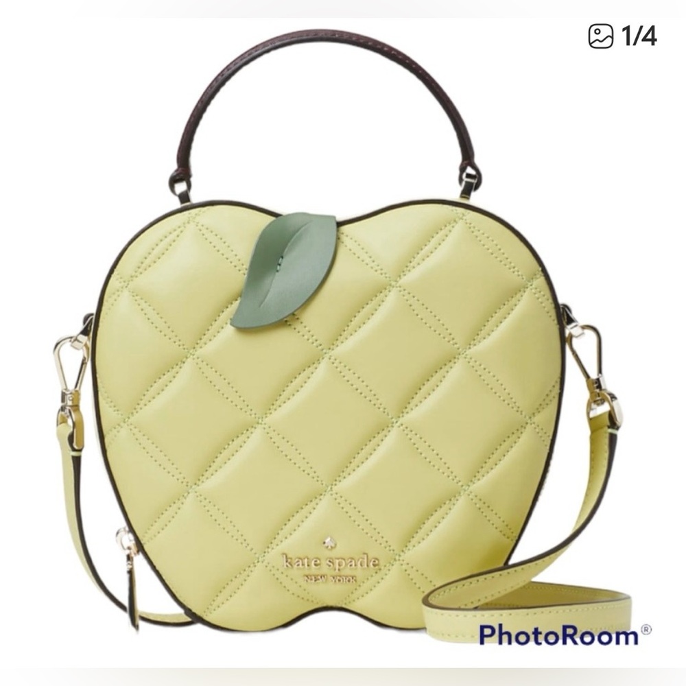 Kate Spade Lemon Quilted Apple Crossbody Bag